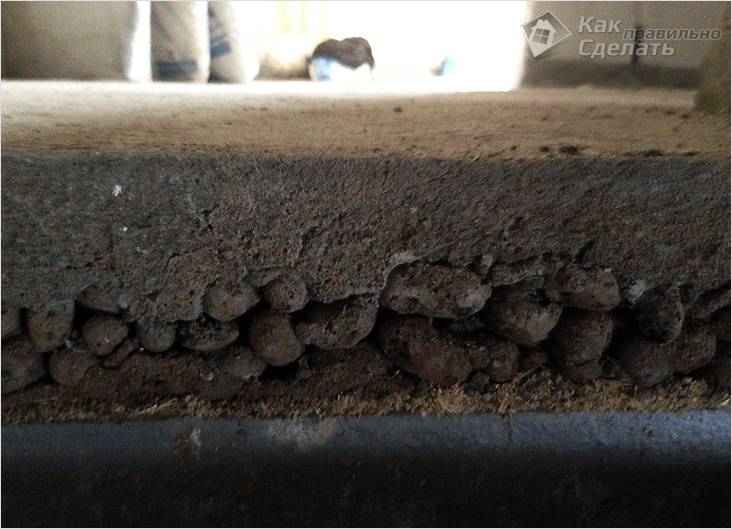 Пол в бане своими руками