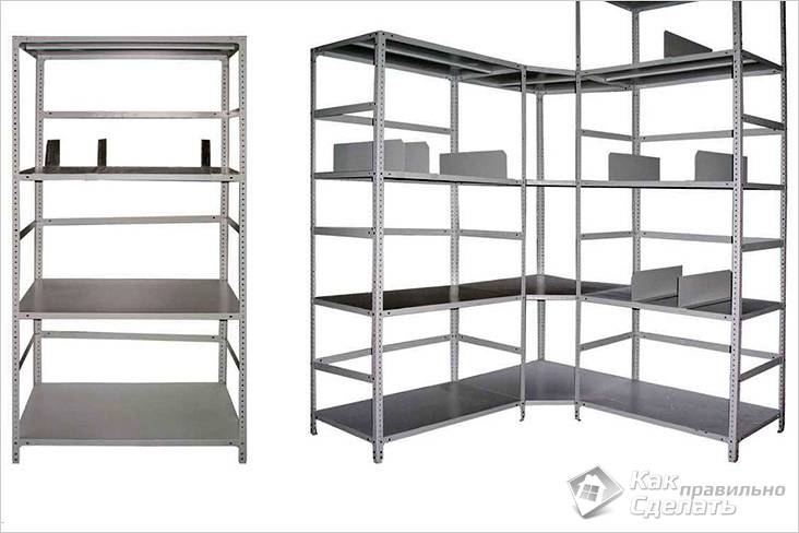 Полки в гараже своими руками