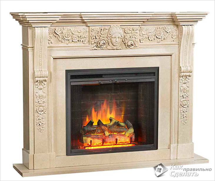 Портал для камина своими руками