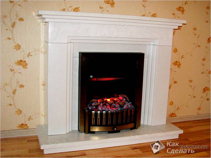 Портал для камина своими руками