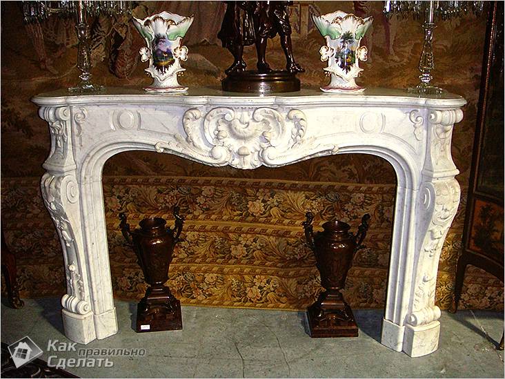 Портал для камина своими руками