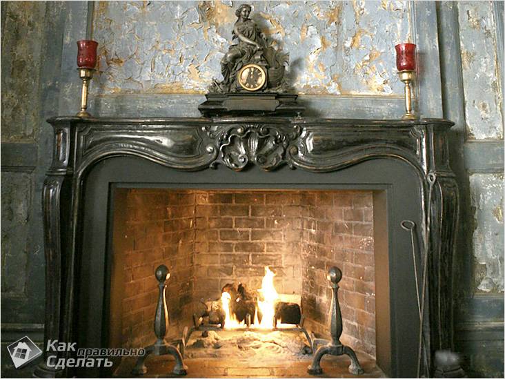 Портал для камина своими руками