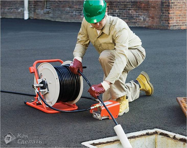Прочистка канализационных труб