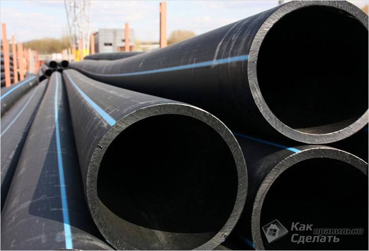 Прокладка водопровода в земле