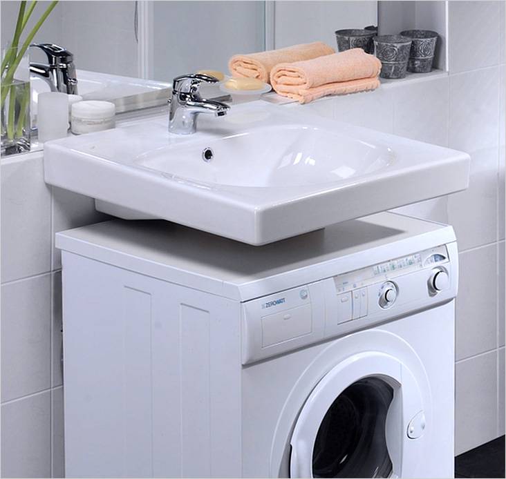 Раковина над стиральной машиной: инструкция по выбору и установке