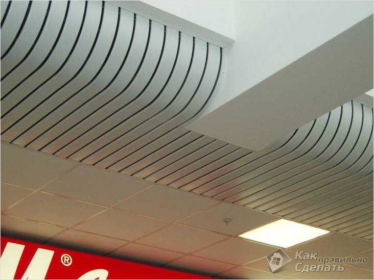 Реечный потолок своими руками