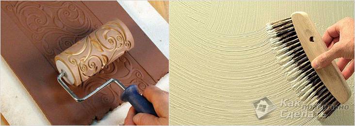 Рельефная штукатурка своими руками