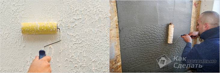 Рельефная штукатурка своими руками