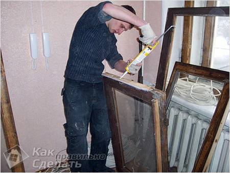 Ремонт деревянных окон своими руками