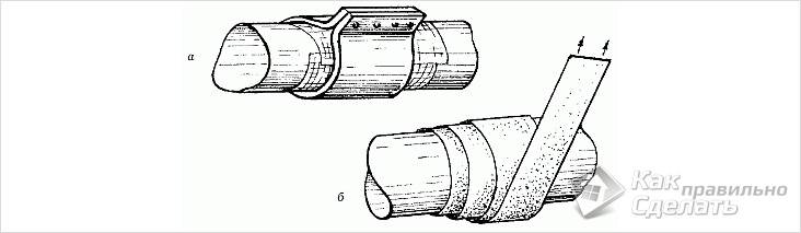 Ремонт канализационных труб своими руками