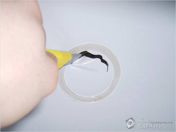 Ремонт натяжного потолка своими руками