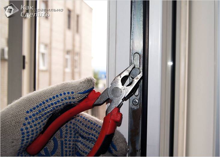 Ремонт пластиковых окон своими руками