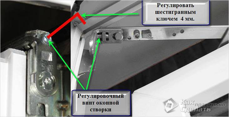 Ремонт пластиковых окон своими руками