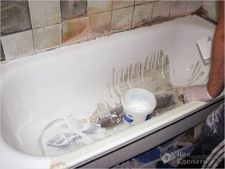Реставрация ванны своими руками