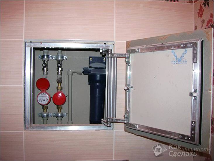 Ревизионный люк под плитку своими руками