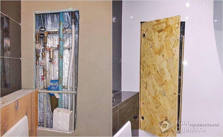 Ревизионный люк под плитку своими руками