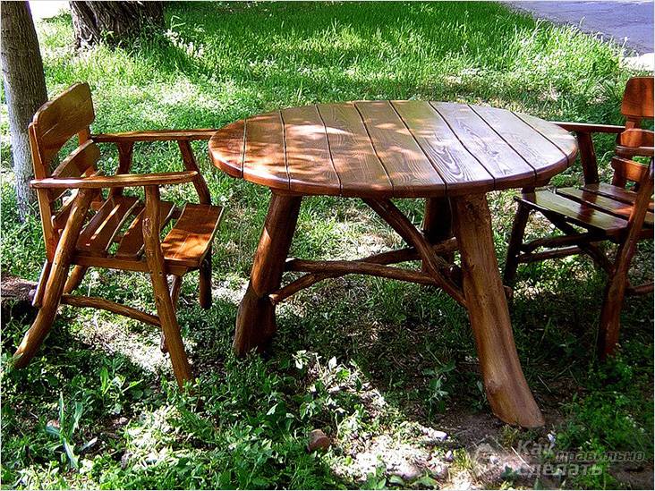Садовая мебель своими руками