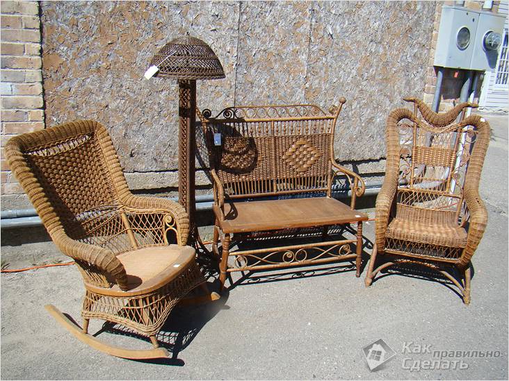 Садовая мебель своими руками