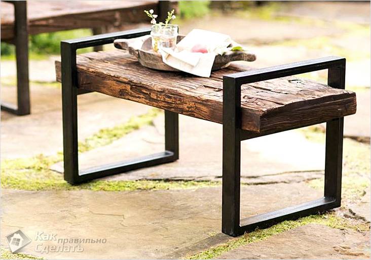 Садовая мебель своими руками
