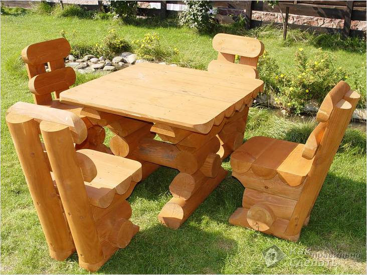 Садовая мебель своими руками