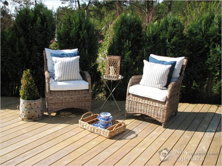 Садовая мебель своими руками