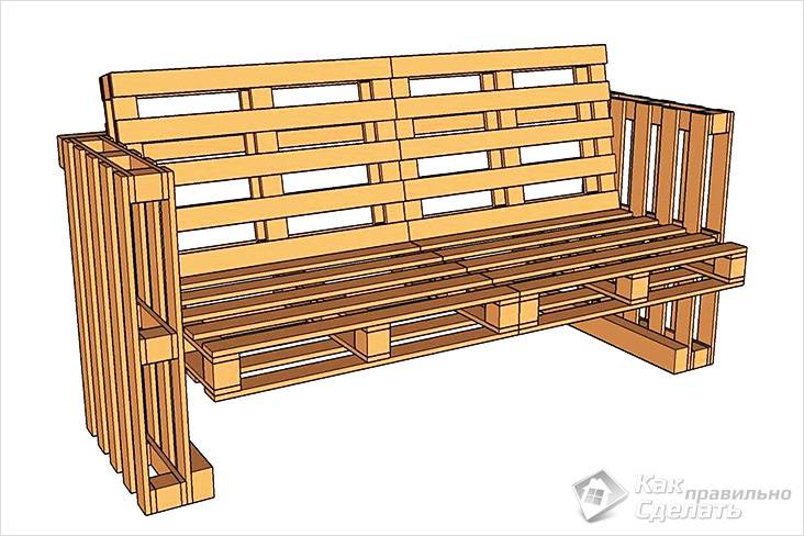 Садовая мебель своими руками