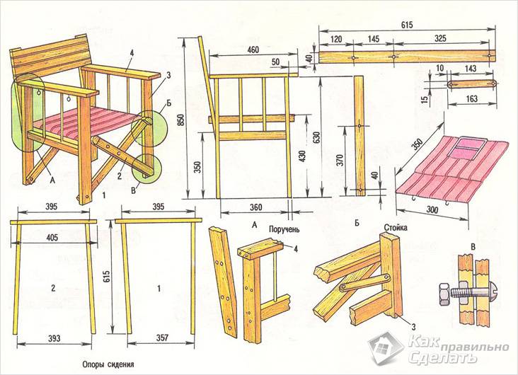 Садовая мебель своими руками