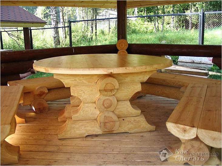 Садовая мебель своими руками