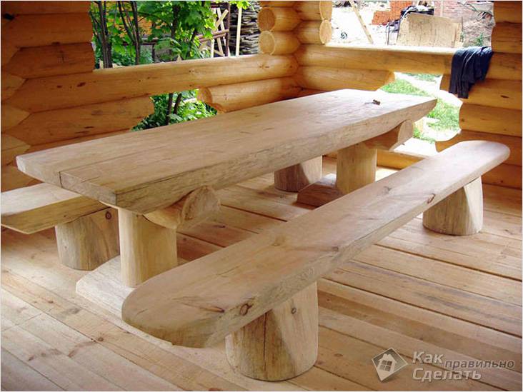 Садовая мебель своими руками