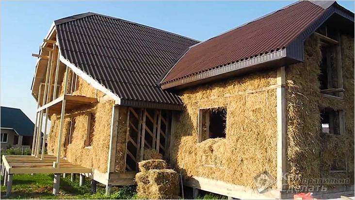 саманный дом своими руками