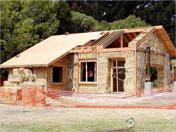 саманный дом своими руками