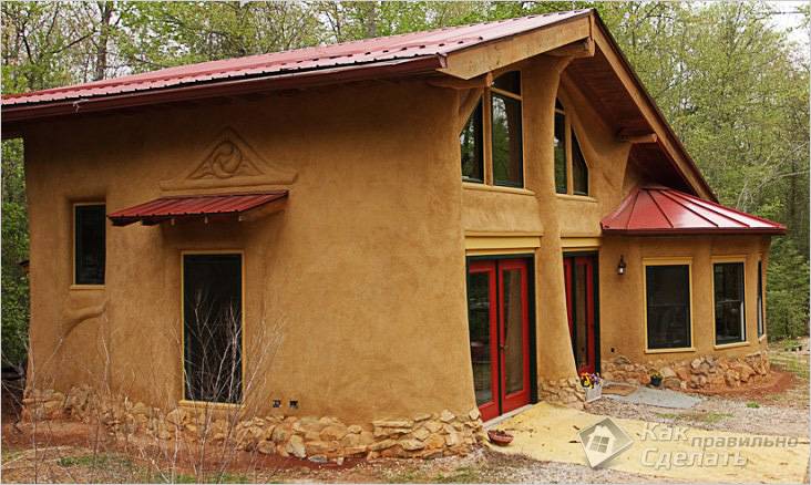 саманный дом своими руками