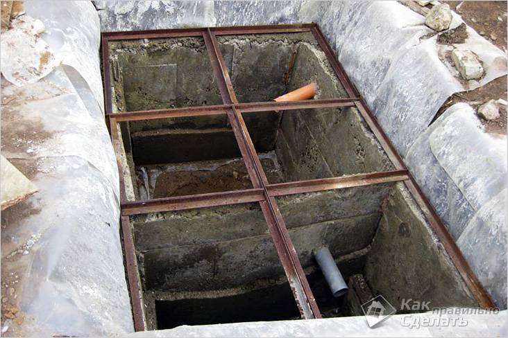 Септик без откачки своими руками