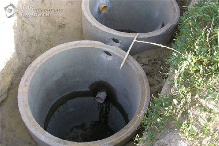 Септик без откачки своими руками