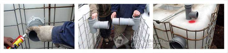 Септик из еврокубов своими руками: инструкция по установке