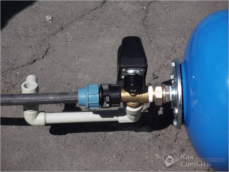 Схема подключения погружного насоса