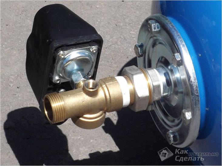 Схема подключения погружного насоса