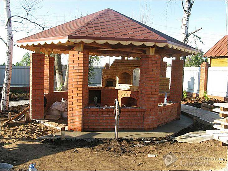 Шестигранная беседка своими руками