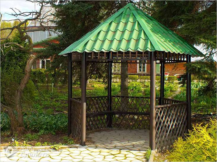 Шестигранная беседка своими руками