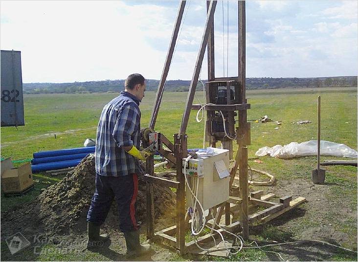 Скважина под воду своими руками
