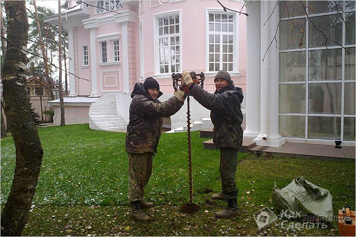 Свайный фундамент своими руками