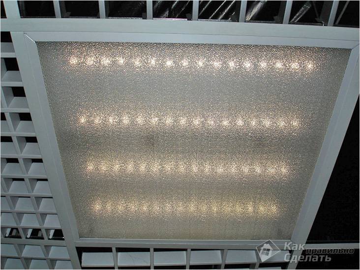 Светильники для потолка Армстронг