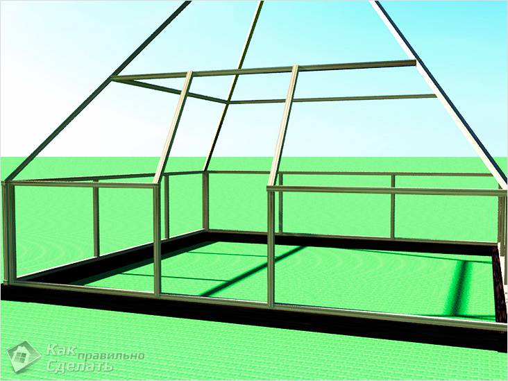 Теплица пирамида своими руками