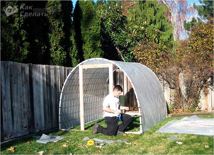 Теплица своими руками: поэтапная инструкция