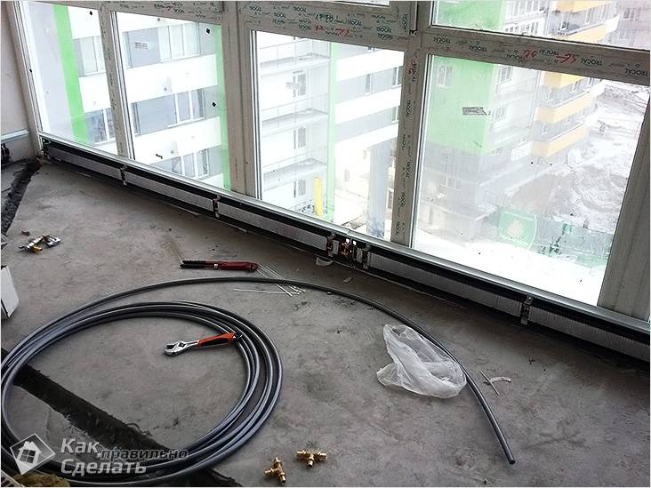 Теплый плинтус своими руками