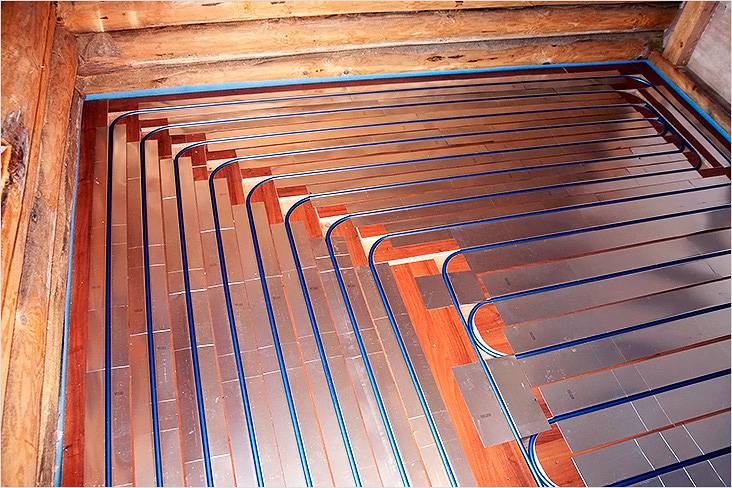 Теплый пол под линолеум на деревянный пол