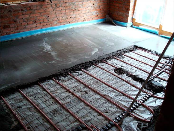 Теплый водяной пол своими руками