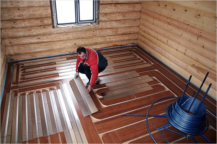 Теплый водяной пол своими руками