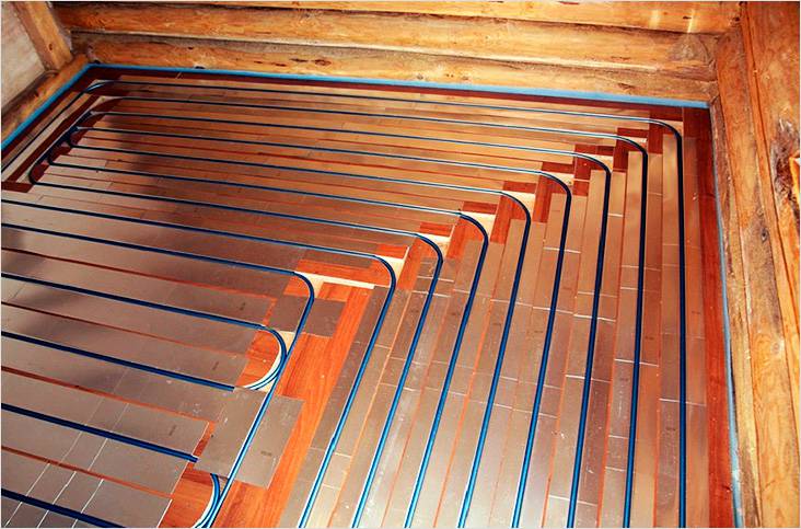 Теплый водяной пол своими руками