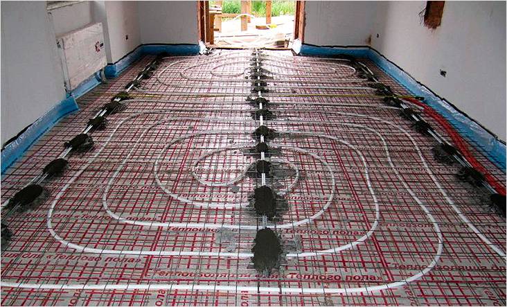 Теплый водяной пол своими руками